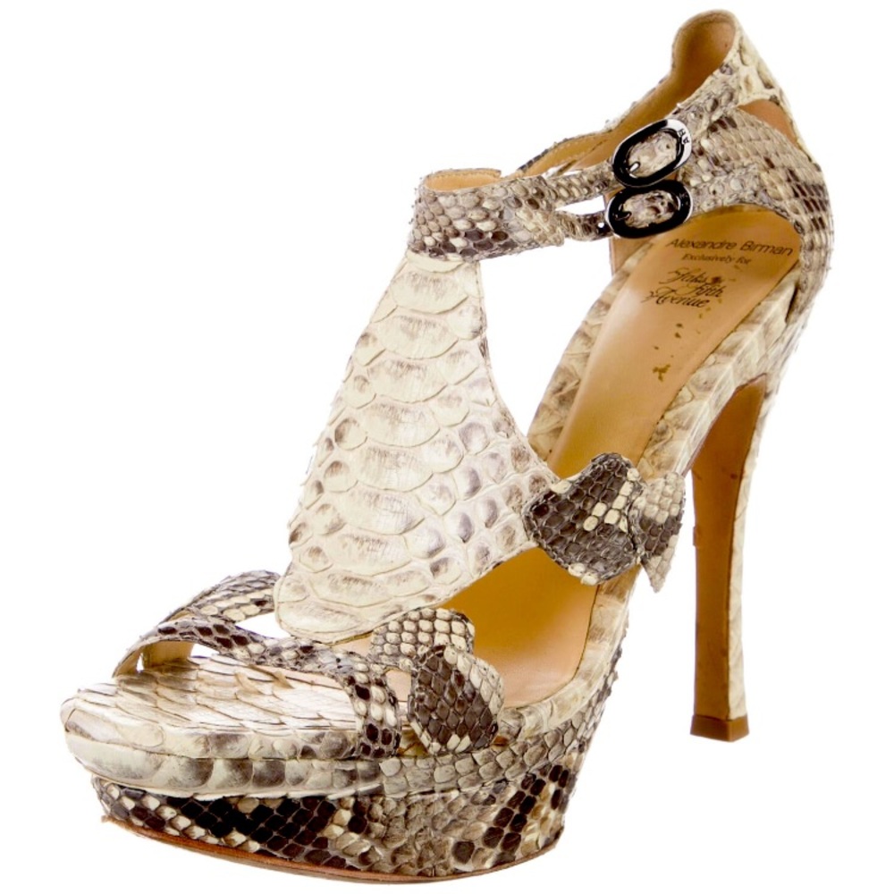Alexandre Birman 8.5. Genuine snake skin. Beautiful shoes